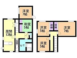 石狩郡当別町六軒町の一戸建て