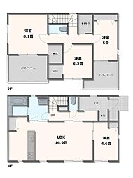 宇都宮市一ノ沢町3期　1号棟