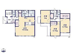 新築戸建　岡崎市真伝町字魂場　全2棟