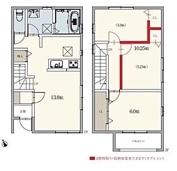 新築戸建 岡崎市舳越町字宮前 全5棟 D棟