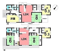 中古戸建　岡崎市元欠町5丁目　6LLDDKK2S