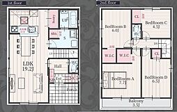 新築戸建 岡崎市上里1期 全3棟