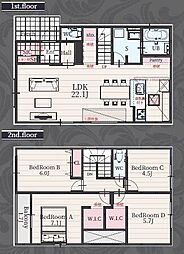 新築戸建 岡崎市上里1期 全3棟