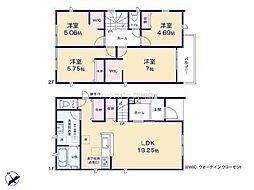 新築戸建　岡崎市第257滝町　全2棟