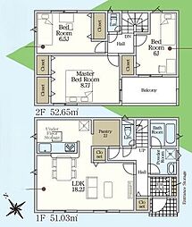 新築戸建　岡崎市栄町第4　全2棟