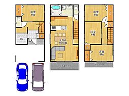 東住吉区南田辺5丁目パートII　新築戸建