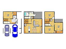 東住吉区照ヶ丘矢田3丁目　新築戸建