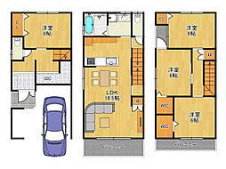 東住吉区　北田辺6丁目　新築戸建