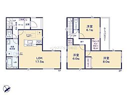 新築戸建 岡崎市福岡町字新町　全2棟　1号棟