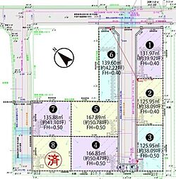 売土地　CENTURY　CITI　岡崎市中島町字町後I　全8区画