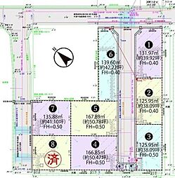 売土地　CENTURY　CITI　岡崎市中島町字町後I　全8区画