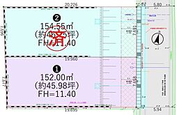 売土地　CENTURY　CITI　岡崎市竜美台1丁目I　全2区画