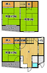 熊野町5丁目貸家 1