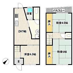 熊野町2丁目貸家 1