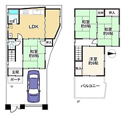 大庄北1丁目中古テラスハウス