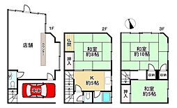西淀川区姫島5丁目　店舗付中古テラスハウス