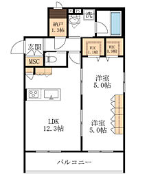 へーベルメゾンブロッサムテラス　堀の内 203