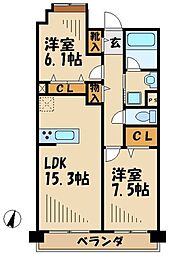 ロイヤルパークス若葉台 504