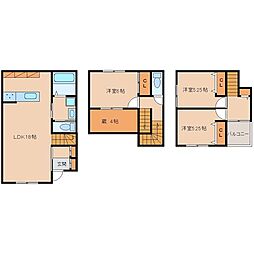 東長沼戸建貸家 B