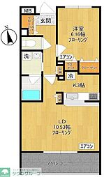 ガーデンビィラ六番館 A106