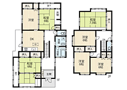 針摺戸建て