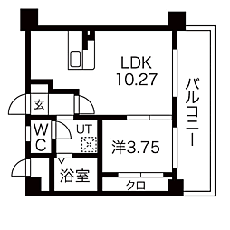 ラシュール・イン大橋南 502