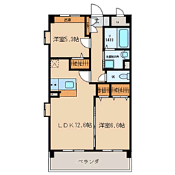 ウイングヒルズ参番館 206