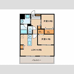 ＣＲＥＳＣＥＮＴ六本松南 202