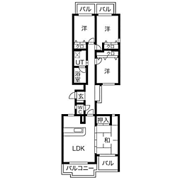 ロマネスク東油山アンベリールＡ棟 1201
