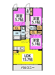 ハッピネス若葉台II 201