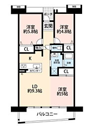 アーベインルネス別府1号棟 404