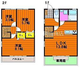 岡山市南区泉田3丁目の一戸建て