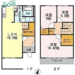 岡山市南区福田の一戸建て