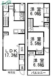 岡山市南区下中野の一戸建て