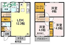 岡山市南区万倍の一戸建て
