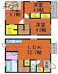 岡山市南区大福の一戸建て