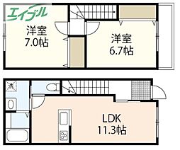 岡山市南区福島2丁目の一戸建て