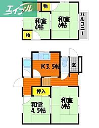 大安寺東町貸家