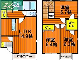リースランド今　Ａ棟