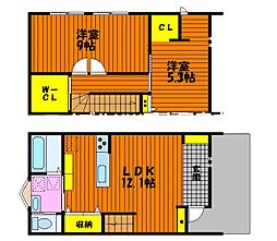 岡山市中区関の一戸建て