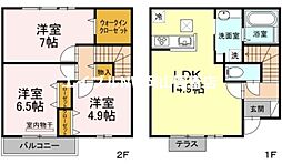岡山市中区西川原の一戸建て