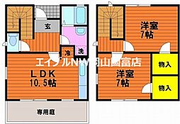 岡山市東区松新町の一戸建て