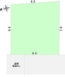 東小松川1丁目　建築条件無し売地