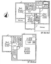 北区宮原町　1号棟