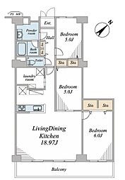 シャルム北越谷B棟