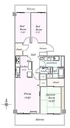 ヴィルヌーブ南越谷B棟