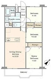 根岸ハイツ1号棟