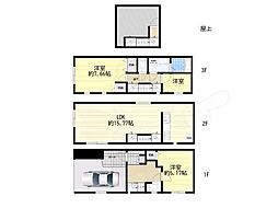 京島3丁目屋上付き戸建て(民泊不可)