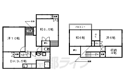 城陽市久世上大谷の一戸建て