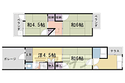 右京区西京極下沢町貸家 A